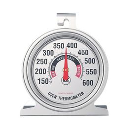 Thermomètre de four à cadran avec thermomètre à grille en acier inoxydable à lecture instantanée 10