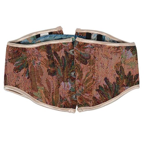 Femmes Corset Bustier Tops Boned Underbust Corset Floral Print Waist Training