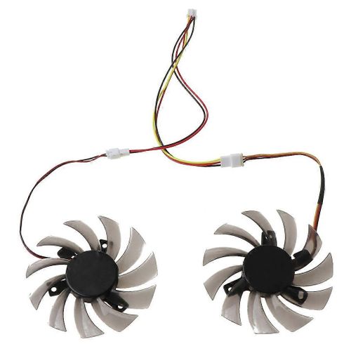 2PCS / lot T128010SM ventilateur minier à 3 broches pour GTX 460 465 560 Ti 580 650 750Ti GT440