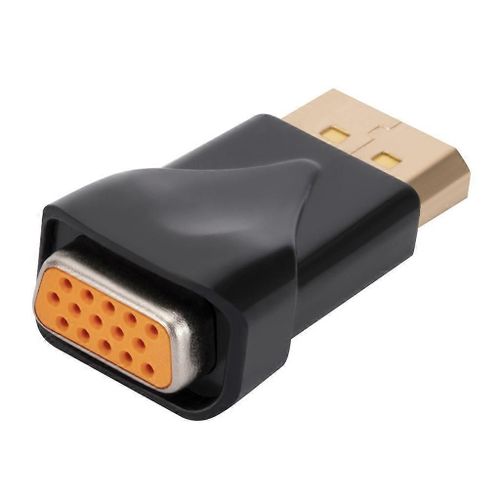 Adaptateur DisplayPort vers VGA Adaptateur DisplayPort vers VGA plaqué or 1080P