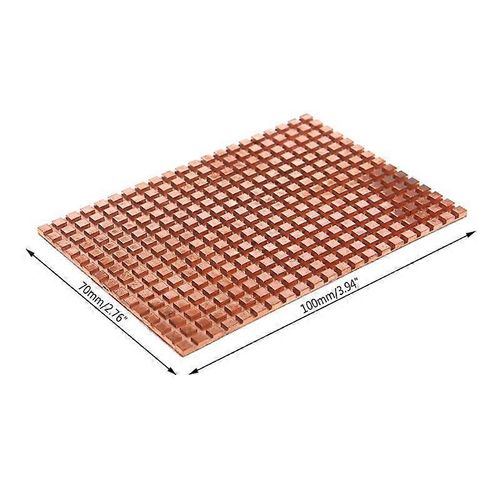 Feuille de refroidissement en cuivre pour dissipateur thermique de disque dur HDD de 2,5 pouces