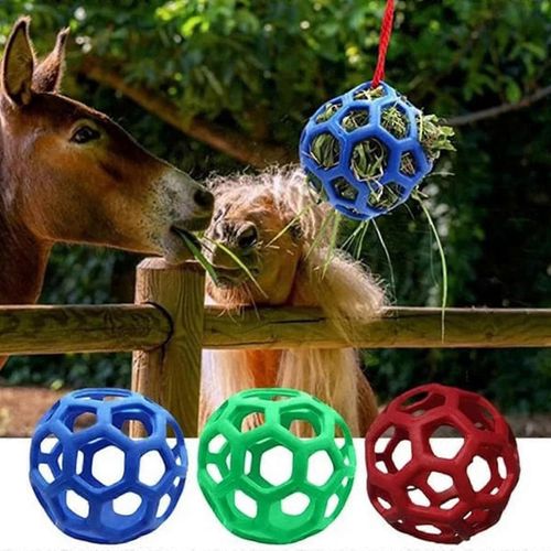 Boules De Foin De Cheval Balle De Friandise De Cheval, Jouets De Mangeoire De Chèvre, Boules De Foin À Alimentation Lente Boules De Jouets De Cheval