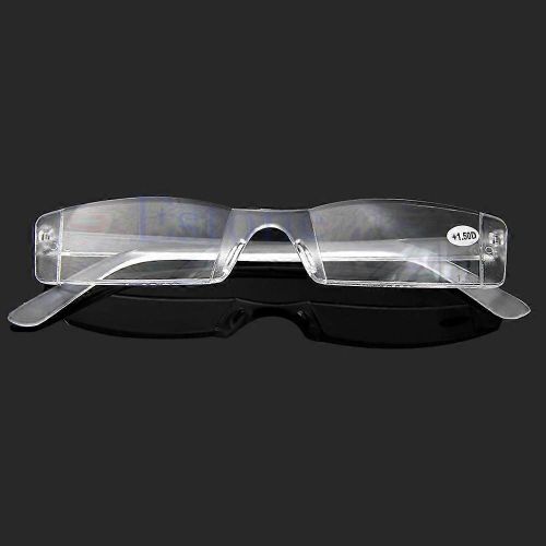 Lunettes De Vue Transparentes Sans Monture Lunettes De Lecture Pour Sac De Cas Presbytie 1,50 Dioptries 