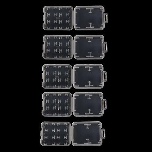 Support de carte SD, SD en plastique pour MMC SDHC PRO pour carte mémoire Duo pour support de boîtier