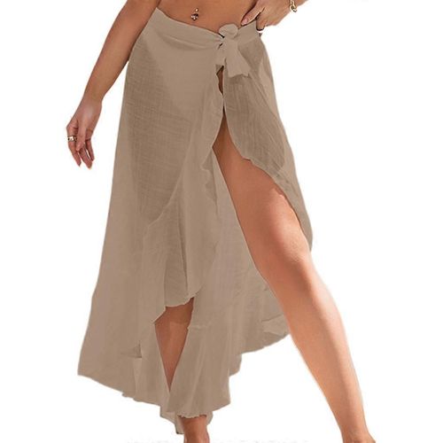 Paréo Coverups Pour Femmes Beach-Wrap Jupe Maillot De Bain Wrap Long Swim-Pareo