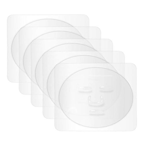 5 Pcs Diy Pour Masque Facial Moule Plateau Plaque Transparent Pvc Fruits Légumes Algues Boue Soins De La Peau