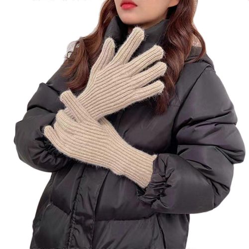 Gants De Conduite Soft Mitten Girl Gants D¿Écran Tactile D¿Hiver Exposés À Deux Doigts