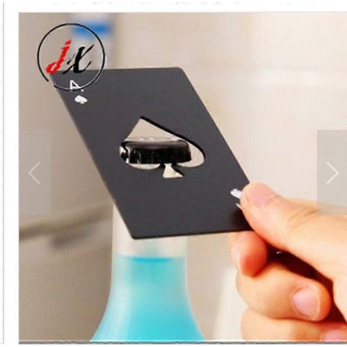 Ouvre-Bière Spade Multipurpose Card Bottle Opener Gadget Alloy Material