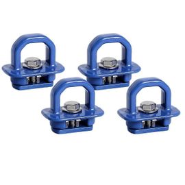 Bleu Camion Lit Côté Mur Ancres 4pcs Set Attaches Ancre Pour Silverdo Pickup Ancre Camion Lit