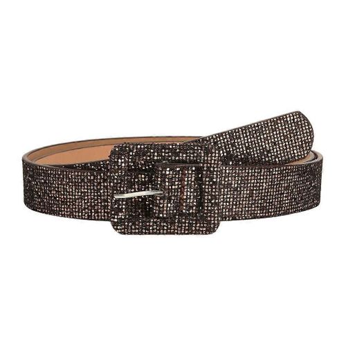 Shinny Girl Jeans Taille Chaîne Ceinture Réglable Pin Boucle Carré Paillettes Ceinture