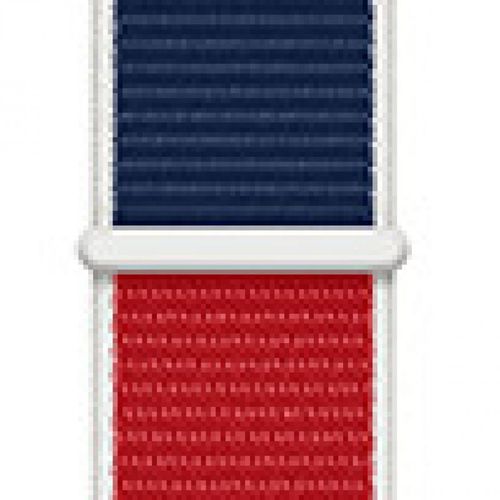 Applicable À Apple Watch Iwatch10 Génération 98se Nouveau Bracelet En Nylon Velcro Tissé Sport Couleur-100# Grande-Bretagne - 38/40/41 Mm