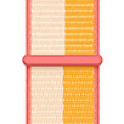 Applicable À Apple Watch Iwatch10 Génération 98se Nouveau Bracelet En Nylon Velcro Tissé Sport Couleur-Maïs/Millet Blanc 101# Blanc - 38/40/41 Mm