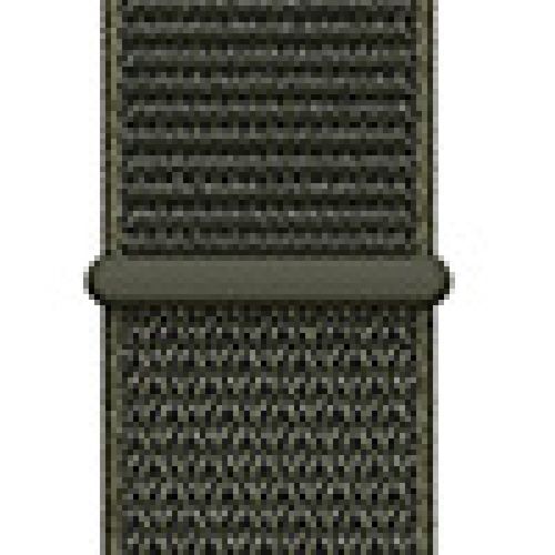 Applicable À Apple Watch Iwatch10 Génération 98se Nouveau Bracelet En Nylon Velcro Tissé Sport Couleur-17# Cargo Kaki Vert Armée - 38/40/41 Mm