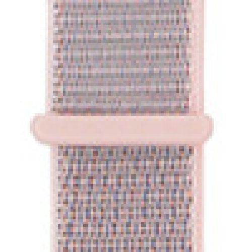 Applicable À Apple Watch Iwatch10 Génération 98se Nouveau Bracelet En Nylon Velcro Tissé Sport Couleur-20# Rose Clair - 38/40/41 Mm