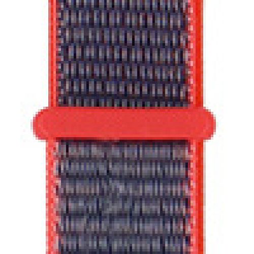 Applicable À Apple Watch Iwatch10 Génération 98se Nouveau Bracelet En Nylon Velcro Tissé Sport Couleur-3# Rose Électrique Rose Vif - 38/40/41 Mm