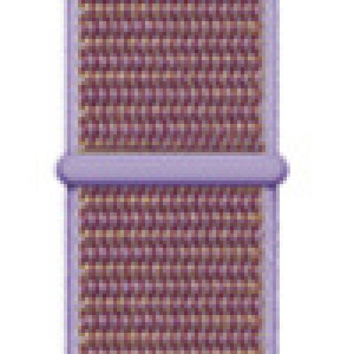 Applicable À Apple Watch Iwatch10 Génération 98se Nouveau Bracelet En Nylon Velcro Tissé Sport Couleur-34# Lilas - 38/40/41 Mm