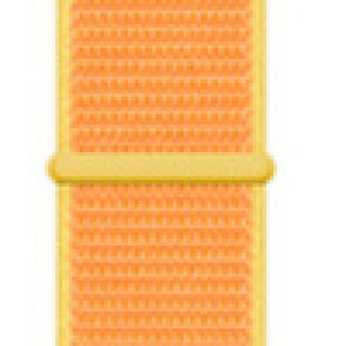 Applicable À Apple Watch Iwatch10 Génération 98se Nouveau Bracelet En Nylon Velcro Tissé Sport Couleur-Jaune Canari 40# Jaune Clair - 38/40/41 Mm