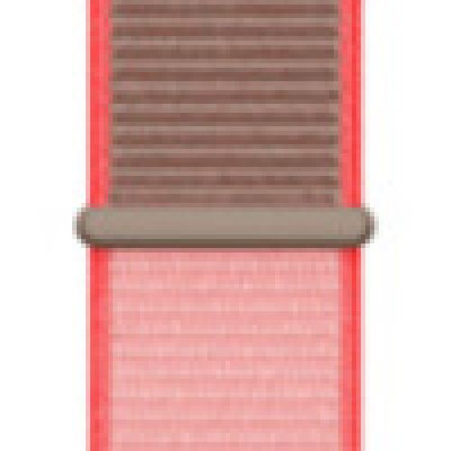 Applicable À Apple Watch Iwatch10 Génération 98se Nouveau Bracelet En Nylon Velcro Tissé Sport Couleur-56# Rose Fluo-38/40/41 Mm