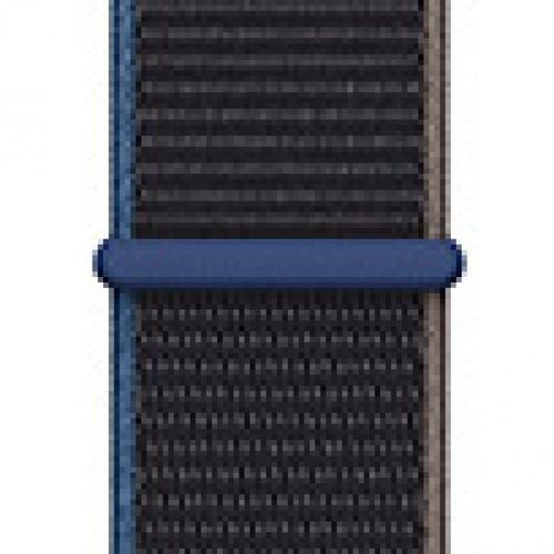 Applicable À Apple Watch Iwatch10 Génération 98se Nouveau Bracelet En Nylon Velcro Tissé Sport Couleur-Charbon De Bois 65# - 38/40/41 Mm