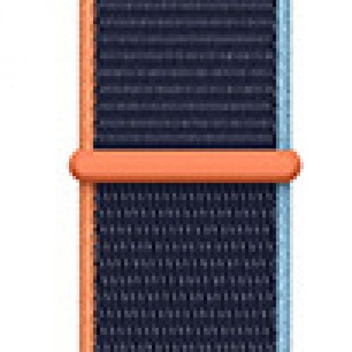 Applicable À Apple Watch Iwatch10 Génération 98se Nouveau Bracelet En Nylon Velcro Tissé Sport Couleur-68# Bleu Marine Profond Bleu Marine Profond - 38/40/41 Mm
