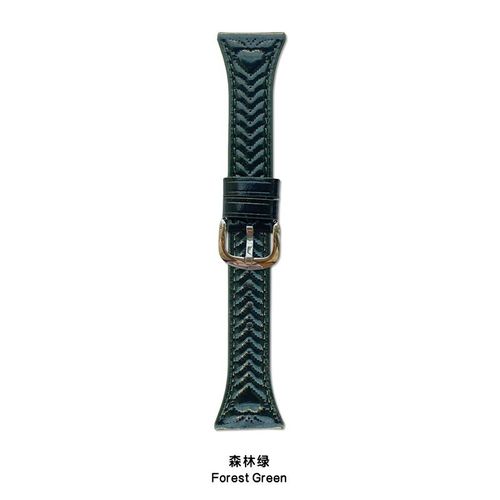 Bracelet En Cuir Gaufré En Forme De C?ur Pour Montre Huawei Gt5/4 Gt32 Advanced Watch432pro-Vert Forêt - [Interface 18 Mm] Huawei Gt4/Femelle (Cadran 41 Mm)
