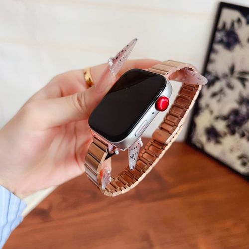 Bracelet Magnétique En Métal À Une Perle Adapté Aux Bracelets Iwatchs10 Apple Huawei Fit3/Gt543 Xiaomi 89-Or - Applicable : Huawei Gt5-46 Mm