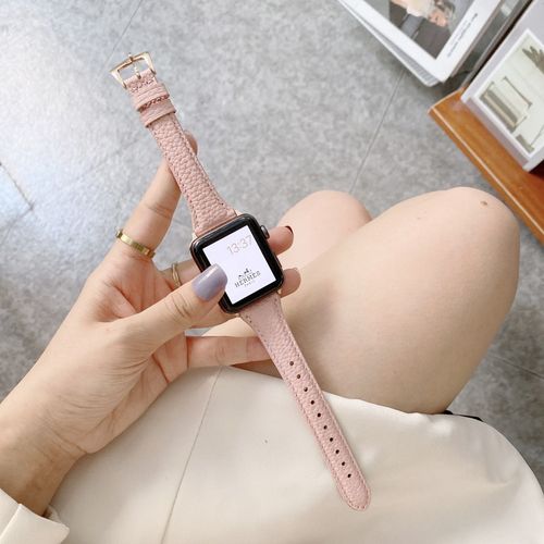 Compatible Avec Le Bracelet Apple Watch Apple Watch S8iwatch6 Génération 75432 Petite Taille Simple Se-42 Mm/44 Mm/45 Mm/49 Mm Rose