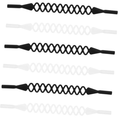 6 Pièces Corde Antidérapante Pour Lunettes Connecteurs D'étui De Lunettes De Soleil Lanières De Support De Lunettes De Soleil Mignon Support D'oreille De Lunettes Support De