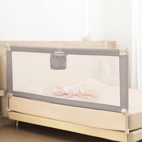 Barrière De Lit Pour Enfants-180cm-Pliable-Protection Anti-Chute