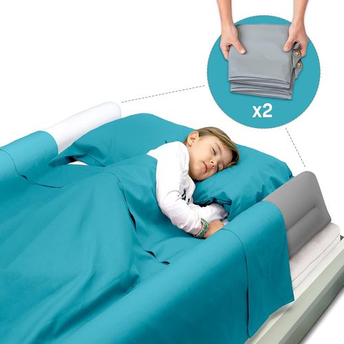- Barrière Gonflable De Sécurité Pour Lit D¿Enfant ¿ Protection Antichutes Pour Petits,Rampe Gonflable Transportable De Voyage,Pour Lits Doubles