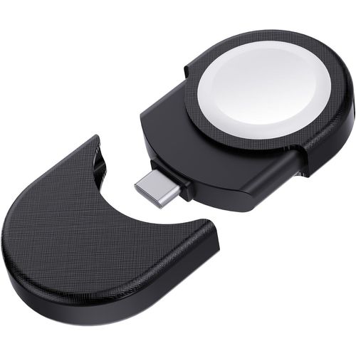 Chargeur Pour Apple Watch,Iwatch De Charge Rapide Magnétique Usb C,Sans Fil Station De Chargeur Magnétique Portable Pour Apple Watch Series 10/9/8/7/6/5/4/3/2/1/Se/Ultra(Noir+Blanc,Usb C)