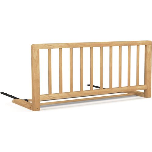 Barrière De Lit Enfant 90cm-Bois Naturel : Sécurisez Le Sommeil De Votre Enfant