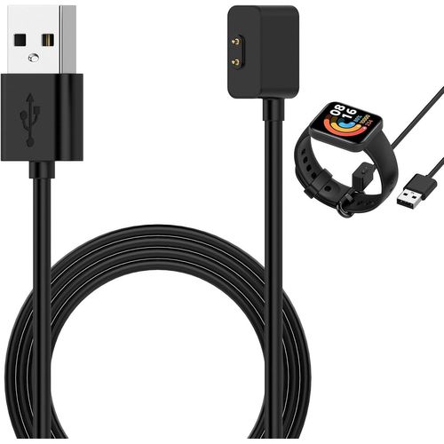 Chargeur Montre Xiaomi,Montre Connectée Magnétique,Compatible Avec Redmi Watch 3/2 Lite/Smart Band Pro/Mi Band 7 Pro,Usb 1m,Noir