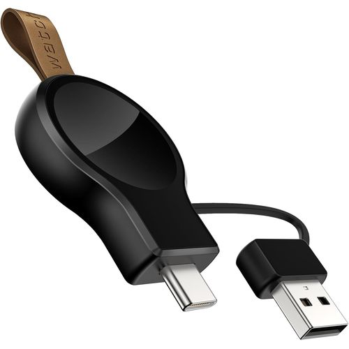 Chargeur Pour Apple Watch,Chargeur À Chargement Rapide Sans Fil,Usb-C & Usb,Chargeur De Travel Magnétique Pour Iwatch Ultra 2/1,9 8 7 6 5 4 3 2 1 Se,Noir