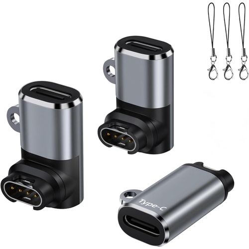 Adaptateur Chargeur De Usb-C Avec Montre Garmin 3-Pack,Secteur Cable For Garmin Fenix 7/7x/7s/6,Vivoactive 5/4s,Forerunner 255/55/45/965/955/265/165,Venu 3/3s/2s/Sq,Epix Pro 2,Instinct,Vivomove,Tactix