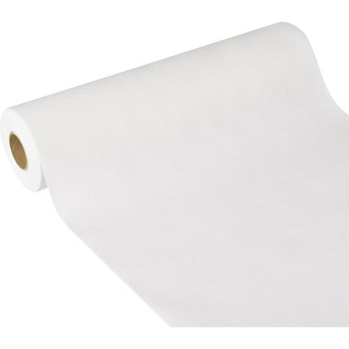 Chemin De Table En Tissu Polaire Blanc 10x41x10cm