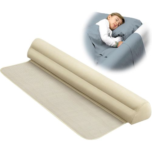 Barrière Gonflable De Sécurité Pour Lit D¿Enfant,Protection Antichutes Pour Petits,148cm Flocage De Surface,Bar De Lit Gonflable Transportable De Voyage,Pour Lits Doubles