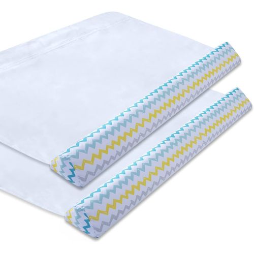 Lot De 2 Rampes De Sécurité Gonflables Pour Lit D'enfant [125cm,Avec Pompe] Protection Contre Les Chutes Pour Enfants,Barrière Portable Et Gonflable Pour La Maison,Les Voyages,Lits