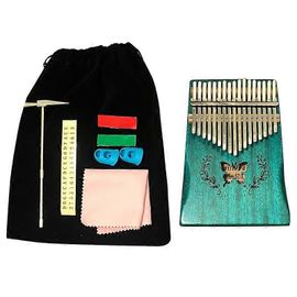 17 Touches Kalimba Motif Pouce Piano Acajou Corps Instrument De Musique 17 Touches Kalimba Enfants Et