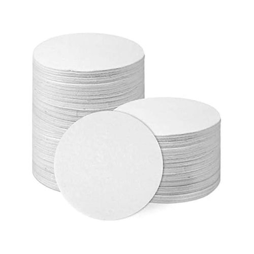 150 Pcs Micro-Ondes Four Papier Rond, 4.7 Pouces Haute Température En Céramique Four Papier Étagère Papier Pour Bricolage Verre Fusion Artisanat