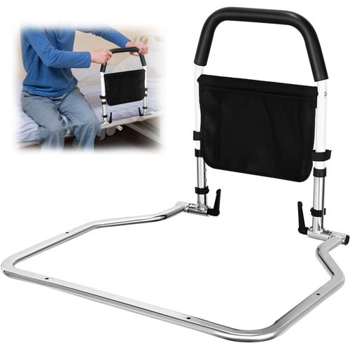 Sunowl Barrière De Lit Adulte,Barrières De Lit Pour Personnes Agées Avec Sac De Rangement,Pliable Rail De Protection Pour Lit,Barrière De Sécurité Protection Chute,Pour Adultes Et Enfants