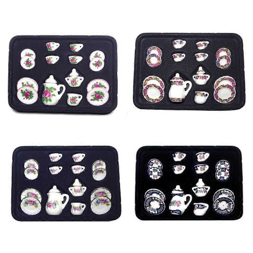Échelle 1 :12 Pour Maison De Poupée Vaisselle Miniature Meubles Fleur Pourpre Chine Porc