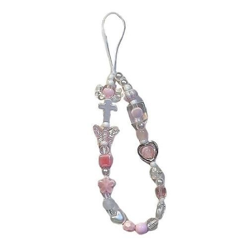 Chaîne De Téléphone En Plastique Pendentif Téléphone Portable Lanière Pour Femmes Téléphone Sangle Bijoux