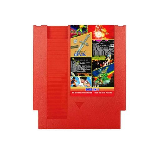 Forever Games Of 852-En-1 (405+447) Jeu Pour Console, Puce Flash 1024 Mo En Use-Rouge