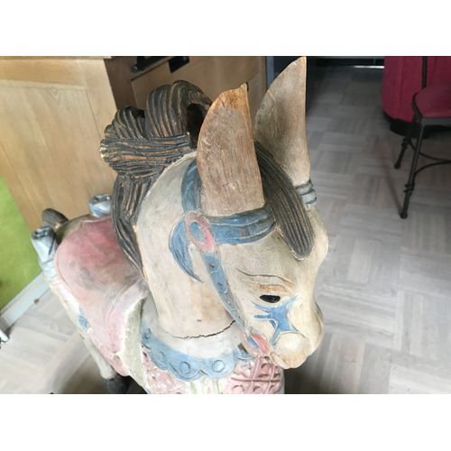 Cheval De Bois A Bascule