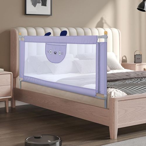 Barrière De Lit Enfant,Barrière De Lit Bébé Anti-Chute Réglables Rail De Lit De Sécurité Pour Les Tout-Petits Barrière De Protection De Lit,Pour Bébés Protection Contre Les Chutes