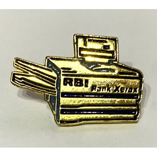 Pins Informatique Photocopieur Rbi Rank Xerox / Doré