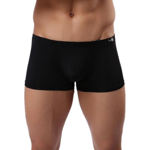 Sous-Vêtements Boxer Homme Sculptante Respirant Simple Élastique Caleçon Lingerie Confortable Couleurs Pures Différents Taille M-Xxl