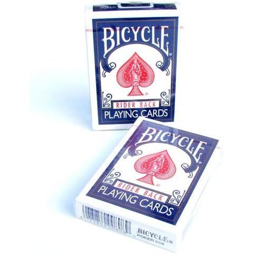 2 Jeux De Cartes Bicycle "Rider Back" Bleues