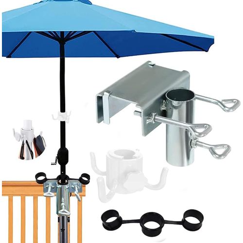 Pied De Parasol Balcon,Support Parasol Balcon,Support Parasol Balustrade,Porte Parasol Balcon,Support Parasol Table,Pied De Parasol Pour Balcon Et Terrasse